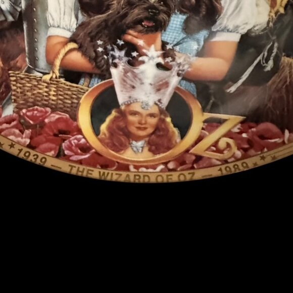 Wizard of Oz 50th Year Commemorative Collectible Plate, 1 Plate Numbered - Picture 5 of 7